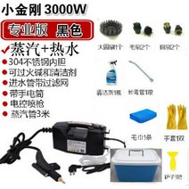 수입 세차 용품 호스 고온 스팀 청소기 청소 기계 에어컨 범위 후드 고압 다중 주방, 3000W 리틀 킹콩검은색 청소 도구 도구 상자, 3000W 작은 킹콩 (검은 색)