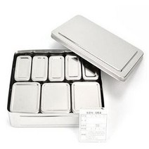 스텐 사각 보관용기 5P 식중독 보존식냉장고 주방용품