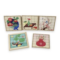 5종 민화 우드 타일 티코스터 만들기 DIY 키트, 어화도, 어화도