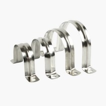 파이프 배관 호스 지지대 클램프 브라켓 U자 연결 고정 소켓 홀더 새들, M27, 1개