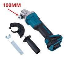 캠핑 텐트 브러시리스 전기 앵글 그라인더 연삭기 4 속도 125100mm 무선 diy 목공 전동 공구 18v makita 배터리, 협력사, 100mm, 유럽 ​​연합