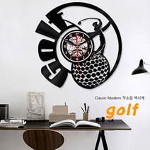 185MM DIY 인테리어소품 3D 후라이팬 벽시계 CLOCK PAN, 골프레코드 벽시계
