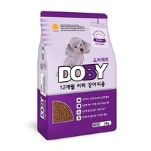 도비 퍼피 닭 마이크로 바이트 애견사료, 3kg, 1개