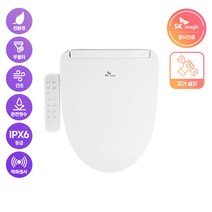 [SK매직] 무필터 항균 건조 IPX6등급 완전방수 기능 비데 BID-E16D (자가설치), 01.BID-E16D