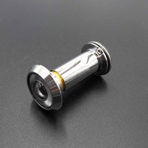 현관 도어 뷰어 방범 보안 렌즈 16mm 실버, 홍동