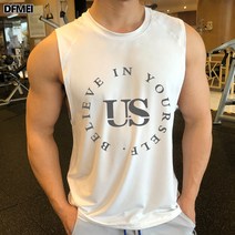 헬스복 남 루즈핏 일자 나시 상의 속건 민소매 티셔츠 트레이닝 트레이닝 피트니스 조끼