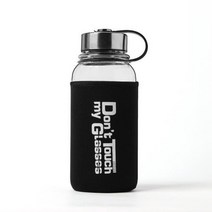 BJK370986휴대용 밀폐형 마개 내열유리 물병 보틀 (1L), 1, 1, 1000ml