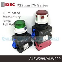 IDEC ALFW 완전 전압 TW 시리즈 푸시버튼 램프 ALW29911 29910DG 20 01 22 12 GD DR DY, 01 ALW29910DG