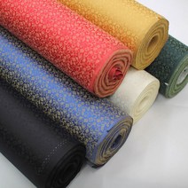 K-비단지8 당초 90cmx18m 한지공예 북아트 배접지, 황토색