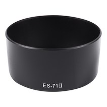 캐논 EOS EF 50mm F / 1.4 USM 렌즈 (ES-71II 대체)를위한 전용 Bayonet 렌즈 후드, 하나, 검은 색
