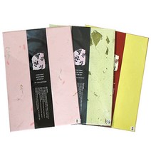 [문구조아] 예한 예쁜한지 A4 15매 편지지 14. 흰청록, 1개