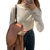 데이홀릭 윈터 베이직 폴라 긴팔니트
