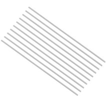 Uxcell 원형 스틸 로드 1.2mm HSS 바 스톡 툴 100mm 샤프트 기어 드릴 보링 머신 터닝 미니어처 차축 원통형 핀 DIY 공예 도구 10개, Uxcell 1.2mm