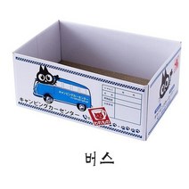 제이시스터즈 까꿍펫 캣박스 스크래쳐 평판형, 버스, 1개