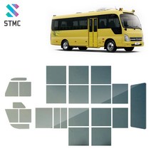 [썬팅메카] 카운티/측후면 썬팅필름, 카운티-롱바디, 12.자외선+열차단_메탈블랙30