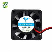 배기팬 환기팬 송풍기 부품 DC 4010 5V/12V/24V 냉각 팬 브러시리스 프린터 부품 쿨러 송풍기 플라스틱 2, 01 5V