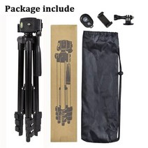 아이폰을위한 휴대용 전화 삼각대 Xiaomi 화웨이 Gopro 컴팩트 비디오 카메라 경량 여행 휴대 전화 스탠드, 05 NA-3120 100CM_04 러시아