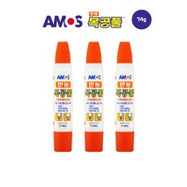 아모스 만능 목공풀 36g, 74g, 3개