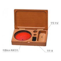 [WINTER] 매표인주사용 원목인주함 오래쓰는 인주함 소매 고급 9564715EA, 쿠팡 본상품선택