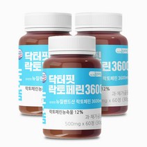 닥터핏 락토페린 3600mg 이중코팅 초고함량 60정, 60정X3개 6개월분