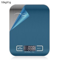 계근대 10kg5kg3kg500g 주방 저울 스테인레스 스틸 식품 다이어트 우편 저울 측정 lcd 정밀 전자 저울, 10kgx1g