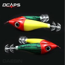 캡스 양다리에기 노랑수박 문어채비 한치낚시 갑오징어낚시 쭈꾸미채비 낚시채비, free