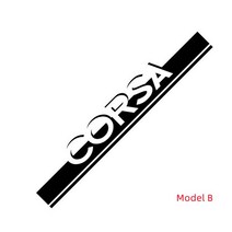 자동차 후드 보닛 스포츠 스트라이프 Opel Corsa OPC GSI 3-5 도어 엔진 커버 장식 스티커 레이싱 비닐 데, 02 Model B_08 Light blue