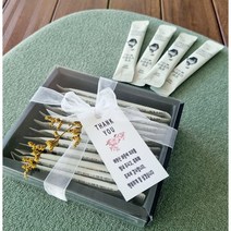 꿀벌달콤함에빠지다 꿀스틱 결혼식 돌잔치 조문 답례품, 화이트, 꿀스틱10개입