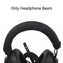 헤드폰 헤드 밴드 쿠션 패드 범퍼 커버 지퍼 교체 Razer Kraken Pro 7.1 V2 헤드셋을위한 지퍼 교체, 검은색