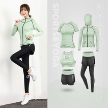 필라테스운동복 여성요가복세트 여성트레이닝복세트 여성 스포츠의류