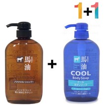 마유 무실리콘 샴푸 오일 동백 기름 머리결 50대, 마유샴푸 1개_데오워터 1개