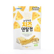 치즈&바나나 치석 입냄새 감소 강아지 덴탈껌 푸들 믹스견 골든리트리버