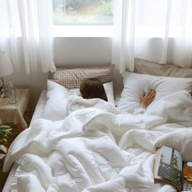 실키한 차르르 먼지없는 항균 모달 100% 간절기 이불단품