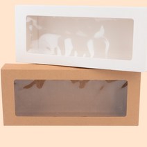 투명 쇼핑백 생일 기념일 선물 포장 비누 쿠키 넥타이 스카프 양말 상자, 색상, 브라운