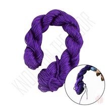 매듭실 1MM 보라 매듭실꼰세사 심지매듭실1MM 폴리매듭실 나일론매듭실, 1개