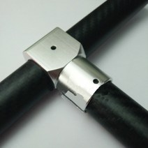 알루미늄파이프 원형 사각 튜브 합금 파이프 16/20/25/30mm 카본 튜브 커넥터 랜딩 기어 티 조인트 삼각대, 05 16 to 16mm red