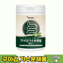 구아검 가수분해물 프리바이오틱스 프락토올리고당 분말 가루 돼지감자추출분말 19종 혼합유산균 미네랄비타믹스 120g, [120g]-1통