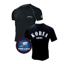 해충기피원단 로카티 ROKA반팔티 코리아아미티셔츠 모기퇴치 기능성티셔츠 쿨론 쿨링 군대 군인 머슬핏