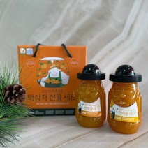 설렘이 가득한 제주 한라봉차 + 천혜향차 액상차 선물세트 520g x 2병입 (3BOX) / 한라봉청 + 천혜향청