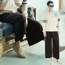 카푸 남성팬츠 특가전 벨벳 일자바지 와이드팬츠 긴바지 슬랙스