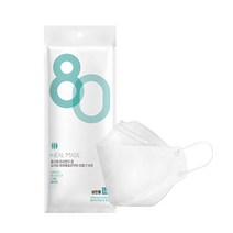 힐메이드 KF80 대형 화이트 마스크 50매