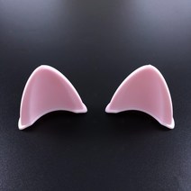 귀여운 오토바이 바이크 스쿠터 헬멧 핼맷 헬맷 하이바 꾸미기 고양이 귀 장식 킥보드 자전거 인라인 스키 보드 야구 악세사리 퀵서비스 인싸 패션 데코 고양이귀 핑크 분홍색 1p