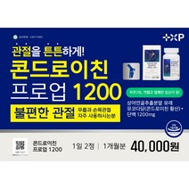 (100% 약국 정품)콘드로이친 1200 프로업 뮤코다당 단백, 1개
