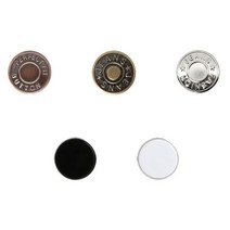 PKG 늘렸다 줄였다 사이즈 조절 바지 요술단추 핀 청바지 단추 후크 4P 세트, 4개, 4#(심플블랙)