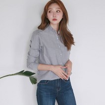 제이앤몰스 옥스포드 차이나 여성 여자 셔츠 남방 블라우스 W057
