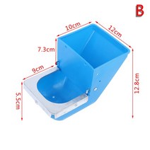 닭장만들기 병아리부화기 닭장 1PC 토끼 먹이 상자 호퍼 케이지 안티 산세 물마루, 2.B