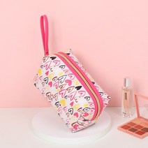 화장품파우치 여행용 화장품 이너백 메이크업 박스 미니 생리대 가방 파우치 PURDORED 1 pc 귀여운 여성 pu 가죽 소녀 여성 뷰티 케이스 여행 휴대용 세면 용품 케이스