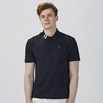 네레토 남성 골프웨어 상의 반팔 카라 포인트 티셔츠