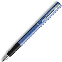 워터맨 그래쥬에이트 얼루어 만년필 블루 래커 고급 펜촉 파란색 잉크 선물 상자, Blue