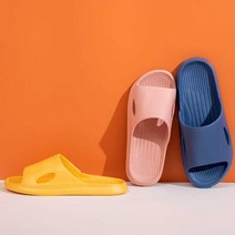 슬리퍼 커플 욕실 욕실화 미끄럼방지 폭신, 40-41 검은색